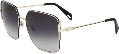 Imagen del producto de Gafas de sol para mujer, modelo SPLF34 0301, color rosa dorado brillante con detalles en , medidas 57/15/135