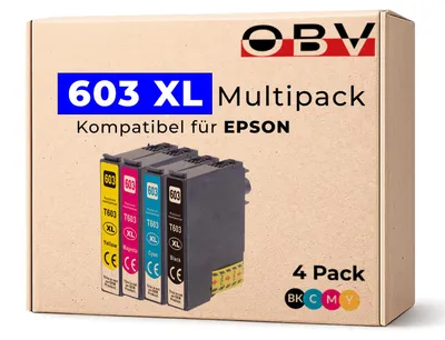 Produktbild von Kompatible Druckerpatronen 603XL für Epson, 4er Set