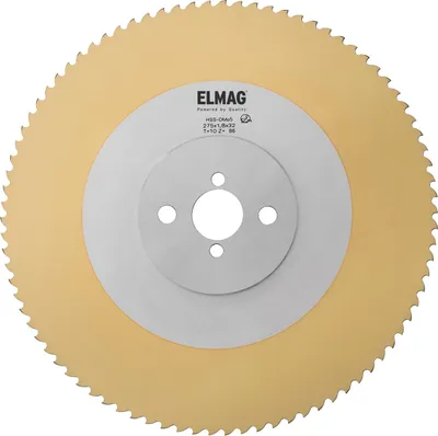 Image de Lame de scie HSS / DMo5 / TiN revêtue TiN 275x2,5x40mm T4