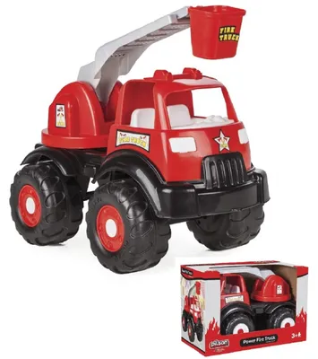Produktbild von Pilsan Spielzeug Feuerwehr LKW 06519, ausziehbare Feuerleiter 44 x 30 x 26 cm
