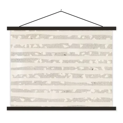 Produktbild von MuchoWow® Textilposter Terrazzo - Terrasse - Pastell 150x113 cm mit schwarzem Rahmen - Wohnzimmer