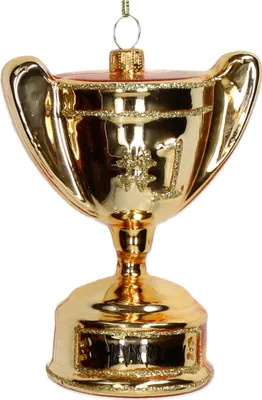 Christbaumschmuck Glas 10,4cm Pokal Figur Gold
