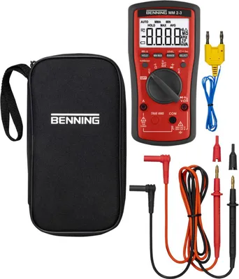 Zdjęcie produktu dla Multimetr cyfrowy MM 2-3 Benning | 4014651446939