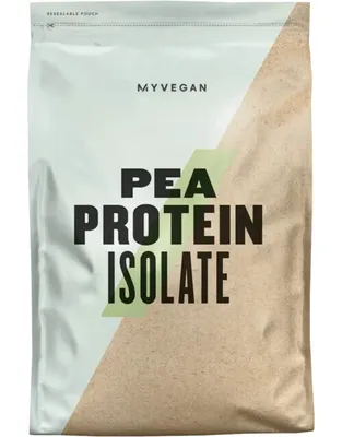 A product bag of pea protein isolate.