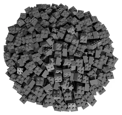 Immagine prodotto di Mattoncini LEGO® 2X2 Grigio scuro - 3003 NUOVO! Quantità 100x