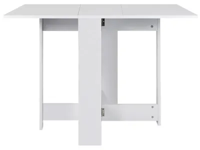 Produktbild von Esstisch Küchentisch - Quadratischer Esstisch - 103×76×73,4 cm - Für 4 Personen - Moderner minimalistischer Stil - Kleiner Tisch für Esszimmer Küche - Weiß