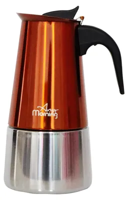 Zdjęcie produktu dla Any Morning FE001-6, Elektryczny dzbanek do moki, 0,3 l, Miedziany, Stal, Stal, 6 kub., Plastik