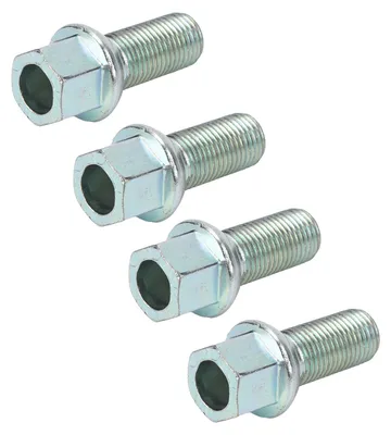Obrázek produktu pro 4 kusy šroubů pro kola, závit M14x1.5, vhodné pro modely A3, A4L, A5, A6, A8, Q3, Q5
