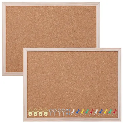 Zdjęcie produktu dla Omgoods - Tablica korkowa 40 x 30 cm do użytku w domu i biurze