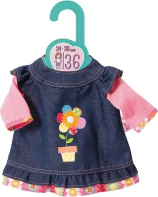 Produktbild von Dolly Moda Dress Jeans 36 cm, Puppen-Kleiderset, 1 Jahr(e), 75 g