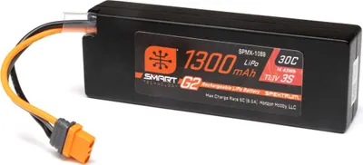 Zdjęcie produktu dla Akumulator Spektrum Lipo 11,1 V 1300 mAh 3S 30C Złącze Smart G2 IC2