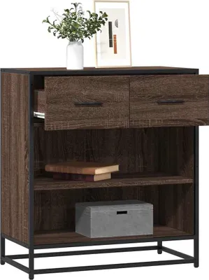 Obrázok produktu pre vidaXL Príborník hnedý dubový vzhľad 68x35x76 cm materiál na báze dreva