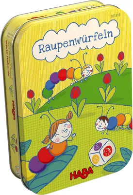 Produktbild von Haba Würfelraupe Spiel - buntes Kinderspiel mit Würfelspaß