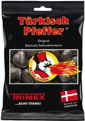 A bag of Turkish Pepper candies.