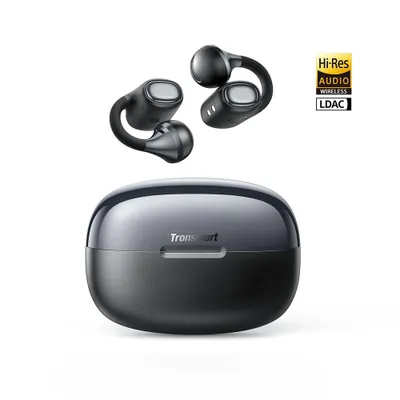 Produktbild von Tronsmart OpenFly Clip 2 Open-Ear Bluetooth Kopfhörer Hi-Res LDAC 32h Akku SoundPulse App IPX5