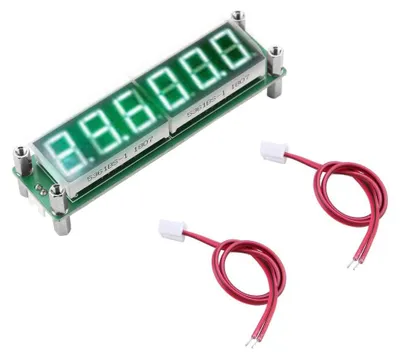 Digitaler Frequenzmesser PLJ-6LED-H, 1-1000 MHz, 90 mA, grüne LED-Anzeige