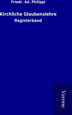 Produktbild von Kirchliche Glaubenslehre