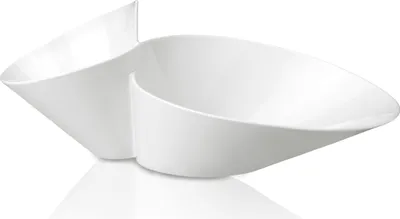 Produktbild von Villeroy & Boch Doppelschale NewWave Premium Porcelain Weiß 49x27x17cm