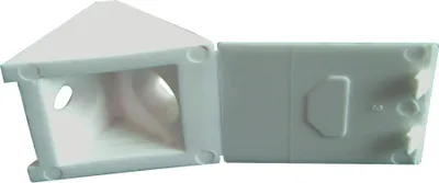 Produktbild von HSI Eckverbinder weiß 22 x 22 mm 4 Stk.
