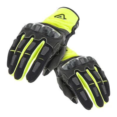 Produktbild von ACERBIS CE CARBON G 3.0 Motorradhandschuhe Genehmigt Gelb Schwarz größe S