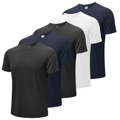 Productafbeelding van MEETWEE Heren T-shirt, korte mouwen, zomer, sportshirts, fitness, mannen, sneldrogend