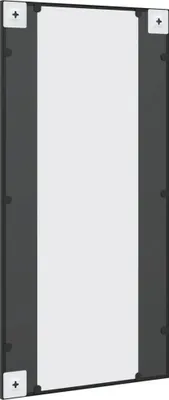 Produktbild von vidaXL Wandspiegel Schwarz 50x100 cm Rechteckig Eisen