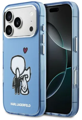 Immagine prodotto di Custodia Karl Lagerfeld Karl & Choupette     Back Magsafe per iPhone 17 Pro Blu