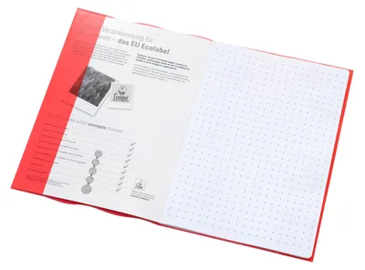 Image de Protège-cahiers A4 transparents rouges, paquet de 25 pièces