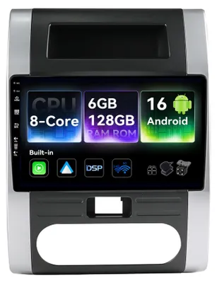 Immagine prodotto di Autoradio - 6G + 128G, Android 16 con navigatore GPS, CarPlay/Android Auto wireless, schermo da 10,1 pollici