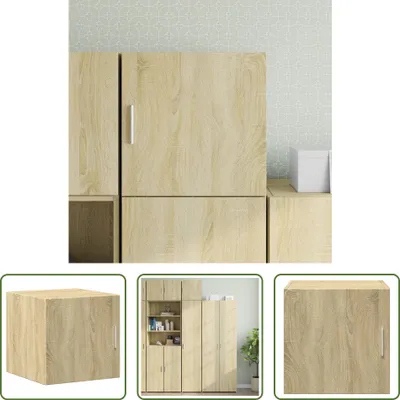 Image de Armoire murale The Living Store en chêne Sonoma, 40 x 42,5 x 40 cm, bois d'ingénierie