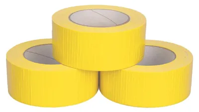 Productafbeelding van Premium plakband, geel, 50 meter x 48 mm, 3 rollen