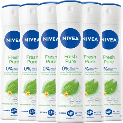 Produktbild von NIVEA Deodorant Fresh Pure Deo Spray, 6 x 150ml