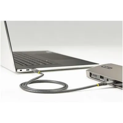 Zdjęcie produktu dla StarTech.com USB31CCV50CM, 0,5 m, USB C, USB C, USB 3.2 Gen 2 (3.1 Gen 2), 10 Gbit/s, Szary, Czarny
