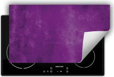 Produktbild von DarHaus Herdabdeckplatte 90x52 cm Anti Rutsch Matte Aufrollbar, violett