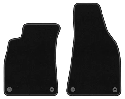 Immagine prodotto di Tappetini anteriori in moquette per Audi A4 B6 2002-2006 (cabrio) – 2 pezzi, neri, su misura – Wielganizator BASIC