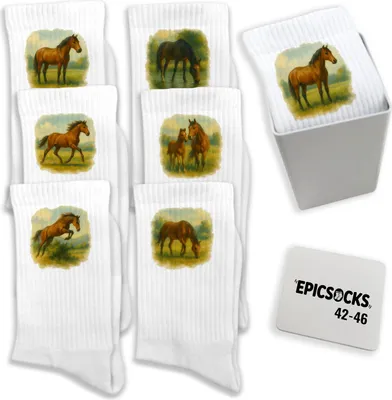 Produktbild von epicsocks Equine Dreams Socken in 42-46 im