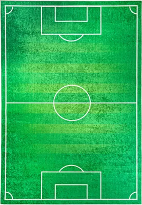 Zdjęcie produktu dla Mazovia Dywan Dziecięcy Boisko Niskie Runo 140x200 cm do Pokoju Dziecka, Łatwy w Czyszczeniu