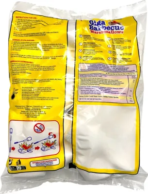 Produktbild von Mr. Mallo Giga Barbecue Marshmallows 6x400g – XXL Mäusespeck 2400g zum Grillen & Lagerfeuer
