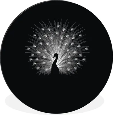 Produktbild von MuchoWow® - Mauerkreis - Wandbilder - Runde Bild - Bild aus Aluminium - Schlafzimmer - Wohnzimmerdekoration - Wand Dekoration