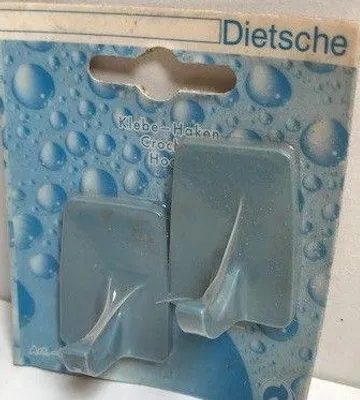 Productafbeelding van Universele handdoekhaken zelfklevend (setje van 2) blauw
