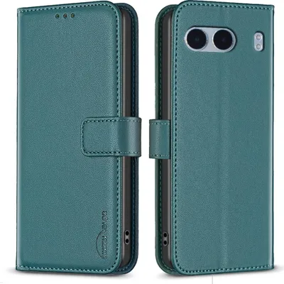 Produktbild von OnePlus Nord 4 Hülle - BINFEN Klapphülle - Grün