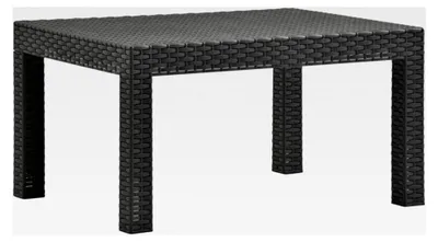 Produktbild von Gartentisch Couchtisch Beistelltisch Balkontisch Terrassentisch Teetisch Gartenmöbel Tisch Outdoor Anthrazit 58x58x41cm
