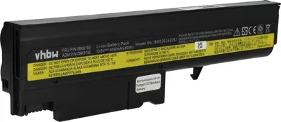 Produktbild von vhbw Akku kompatibel mit IBM ThinkPad R50p 1832, R50p, R50p 1831, R50p 1830, R50p1836, R50p 1829, R50e-1870 Notebook (4400 mAh, 10,8 V, Li-Ion)