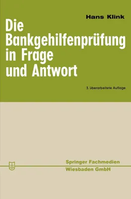 Produktbild von Die Bankgehilfenprüfung in Frage und Antwort