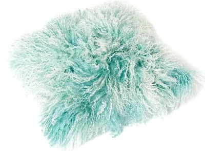 Produktbild von Tibetlamm Kissen Kissenbezug (ohne Inlet) JYB05 Mint (Tops) 40x40cm