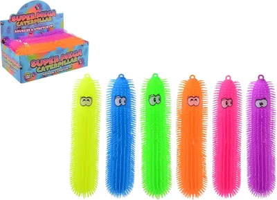 Produktbild von Johntoy riesiger flauschiger Wurm-Fidget, 50 cm