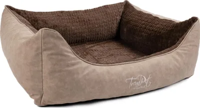 Produktbild von TrendPet VitaBed Style orthopädisches Hundebett braun (100x90x30cm)