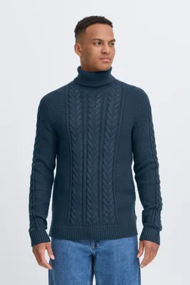 Produktbild von Blend BHBASIM Herren Pullover Rollkragenpullover Baumwollmischung regular fit