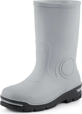 Produktbild von Ladeheid Kinder Mädchen Jungen Gummistiefel Regenschuhe LARB012 (Grau, 29 30 EU)