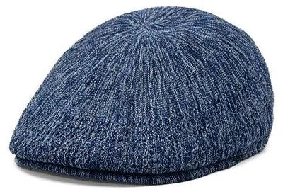 Obrázok produktu pre Kangol ľahká, vzdušná melírovaná plochá čiapka Ventair 507, modrá, veľkosť M